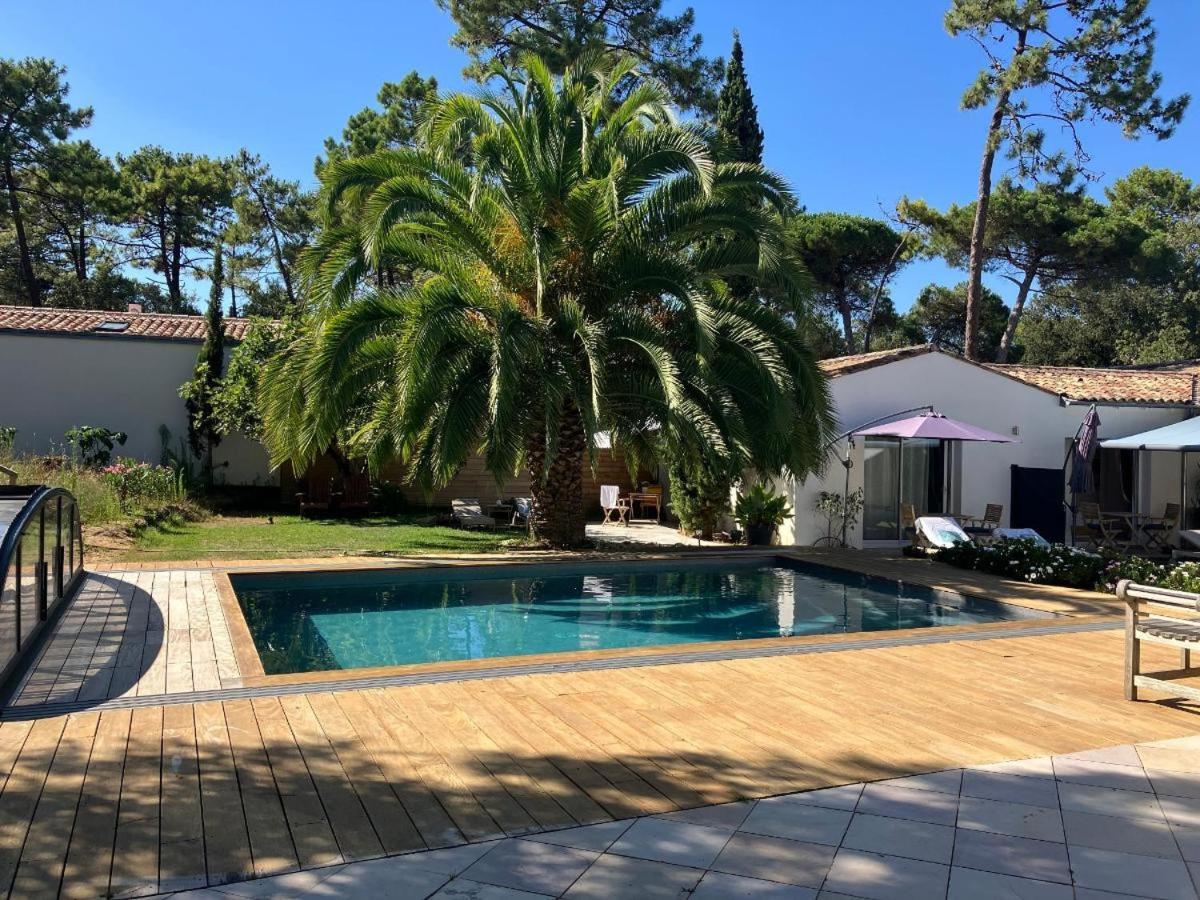 La Maison De La Dune - Chambres Climatisees - Jacuzzi 1Ere Seance Offerte - Piscine Chauffee Avec Abri Amovible - Plage Situee A 200M, Acces Direct Par Le Bois La Couarde-sur-Mer Exterior photo