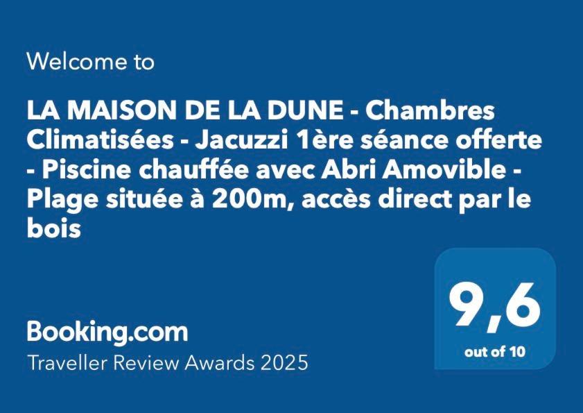 La Maison De La Dune - Chambres Climatisees - Jacuzzi 1Ere Seance Offerte - Piscine Chauffee Avec Abri Amovible - Plage Situee A 200M, Acces Direct Par Le Bois La Couarde-sur-Mer Exterior photo